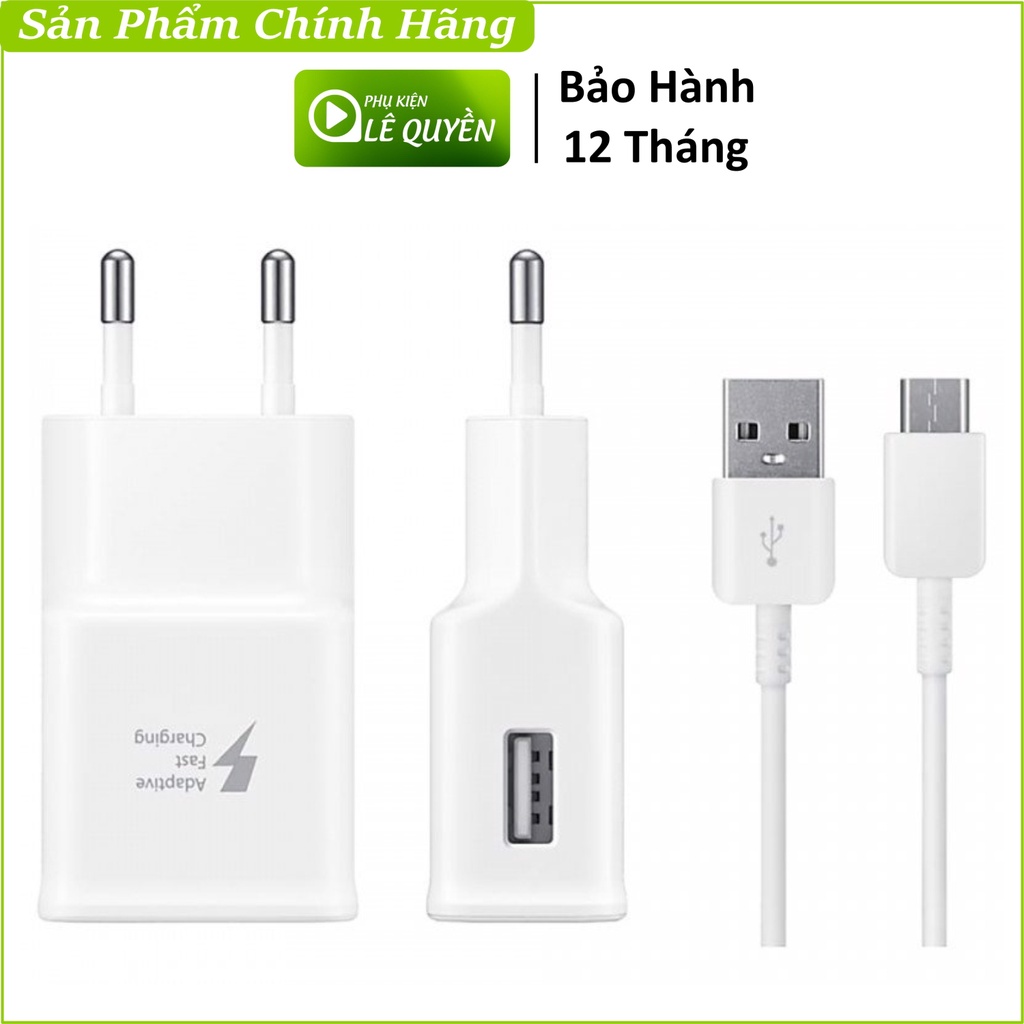 Bộ Sạc Nhanh 15W Samsung S8, S9, S10, Note 8, Note 9, Note 10, A50, A51, A70....... Chính Hãng Bảo Hành 12 Tháng