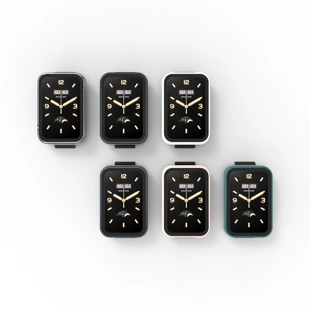 Vỏ PC và kính cường lực JANSIN bảo vệ màn hình cho Xiaomi Mi Band 7 Pro Xiaomi Mi Band 7 Pro mi band 7 Pro