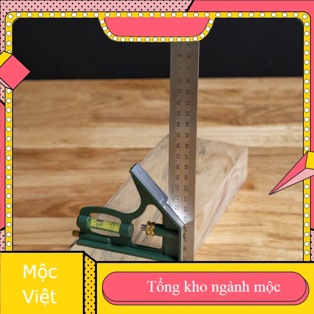 Thước vuông di chuyển - 1 chiếc cao cấp ( giao màu ngẫu nhiên )