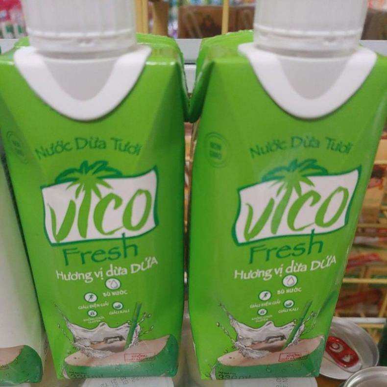 Nước dừa tươi Vico Fresh hộp 330ml