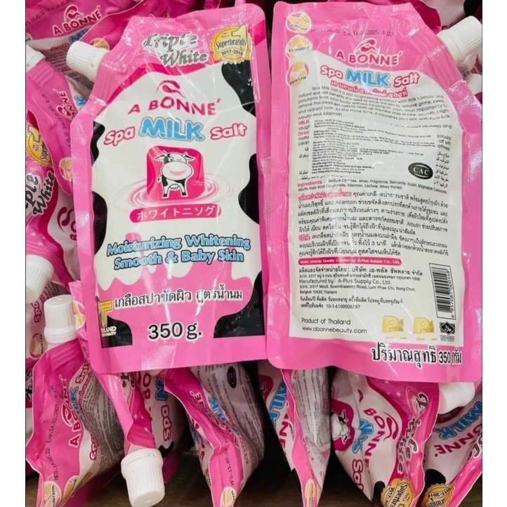 Muối tắm tẩy tế bào chết A Bonné Spa Milk Salt