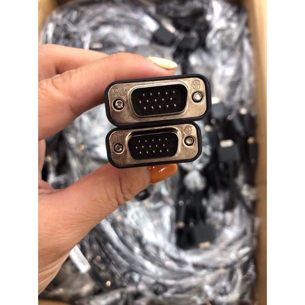[CHÍNH HÃNG] Dây VGA zin Dell, Hp đi theo màn Lõi Đồng 1.5m chuẩn 5+4. Cho hình ảnh sắc nét với màn to như 27-32inch.
