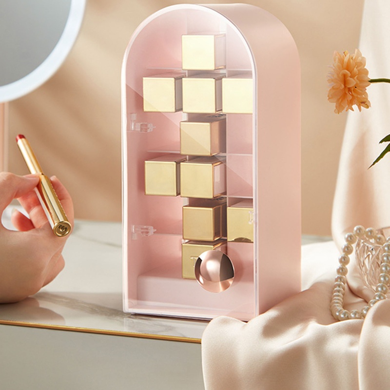 Giá Đỡ Son Môi 18 Ngăn Bằng Nhựa ABS Tiện Dụng