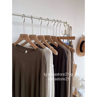 Áo pull trơn dài tay mỏng _A160 Nana21 Nanastore21