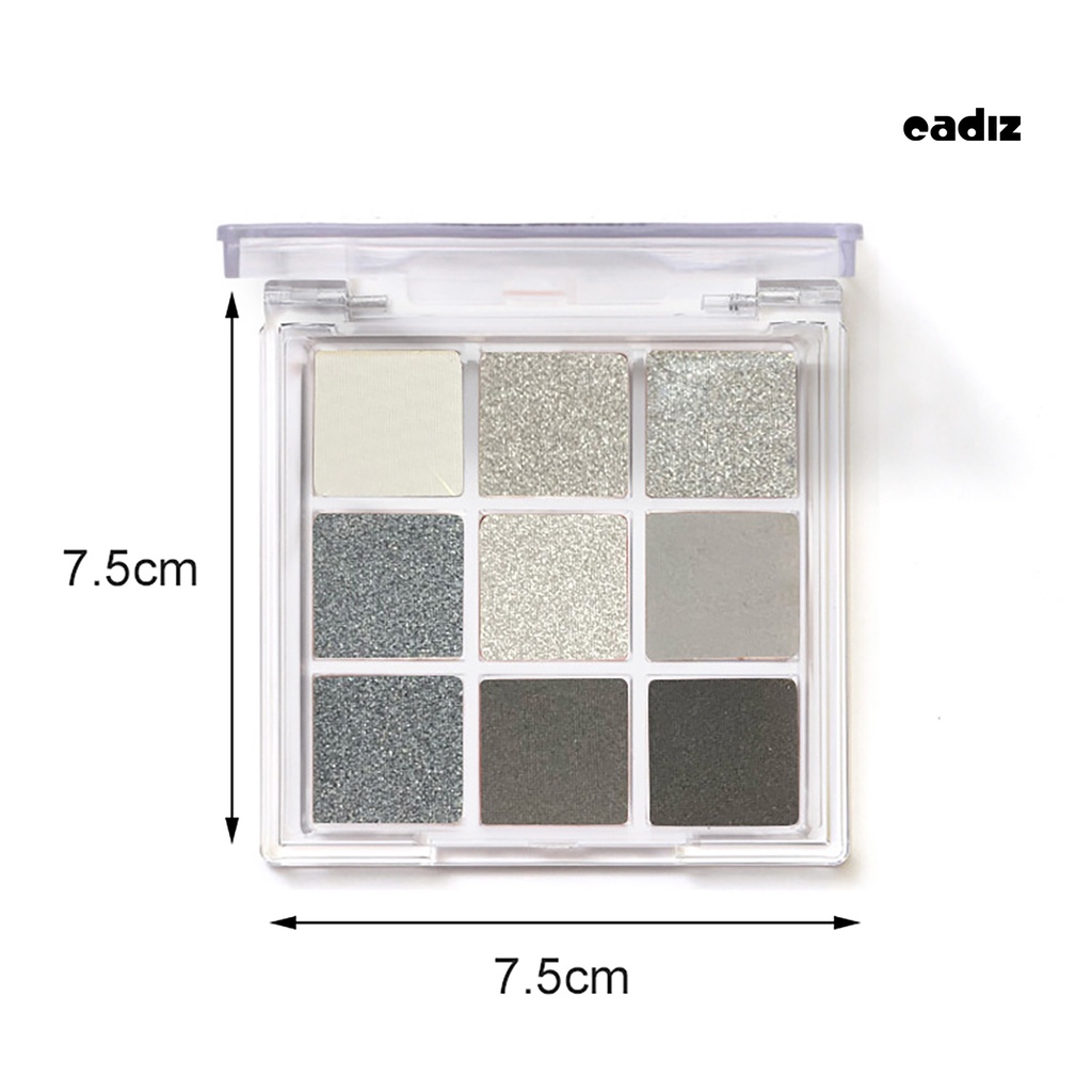 Bảng Phấn Mắt 9 Màu Sắc Tố Cao Chống Nhòe Thích Hợp Sử Dụng Hàng Ngày