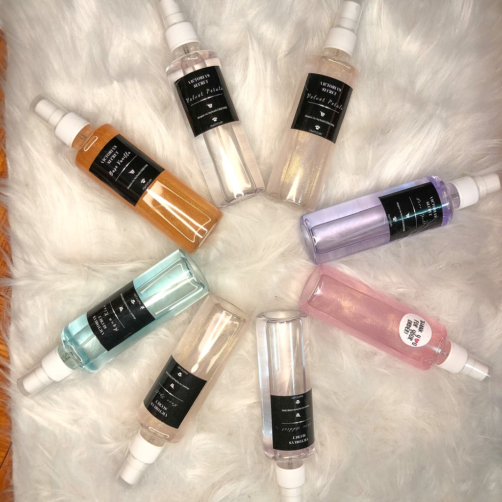 Xịt Thơm Body mist Victoria ’s Secret (100ml) 🏵️  Xịt Thơm Nước Hoa Toàn Thân 🌺 Aqua Kiss, LoveSpell, VelvetPetals, Ambe | BigBuy360 - bigbuy360.vn