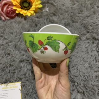 Chén cơm nhựa chén trơn bông TM 10c