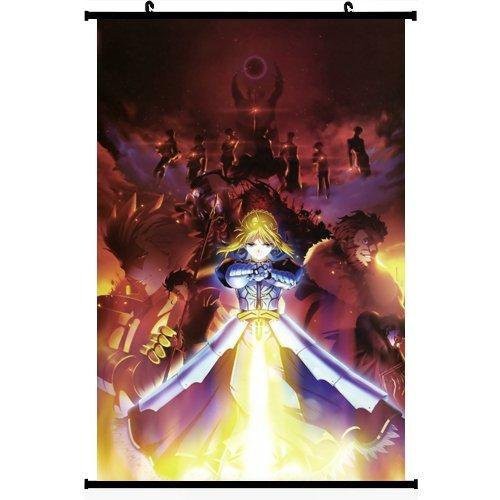 Poster vải anime Saber 30x45 - Fate Zero tranh vải Fate Grand Order