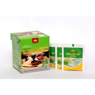 Trà giảo cổ lam extra kingphar  - Bảo vệ gan, giảm mỡ máu, giải độc gan