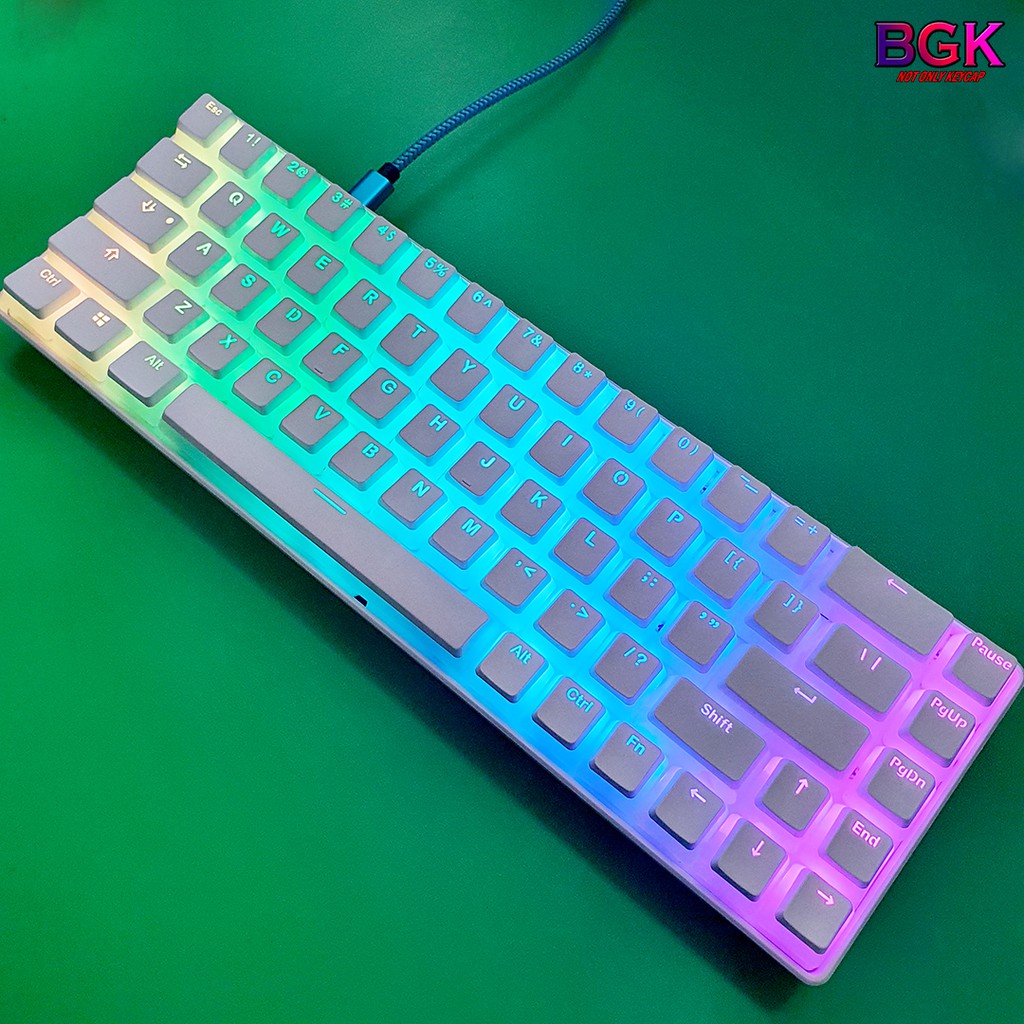 Keycap Pudding PBT MOD 136 phím ( Xuyên LED, Double Shot ) Cân được layout 68,75,89..v.v