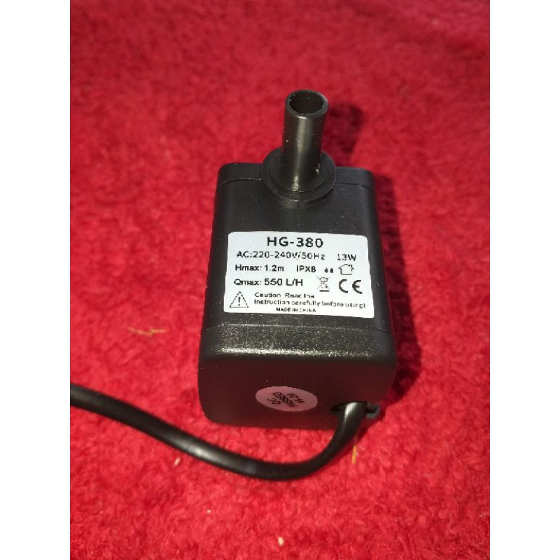 Máy bơm nước bể cá mini và quạt hơi nước công suất 9w