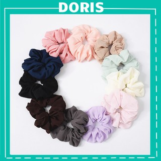 Dây cột tóc Scrunchies Voan gam Pastel xinh xắn - DORIS HOUSE