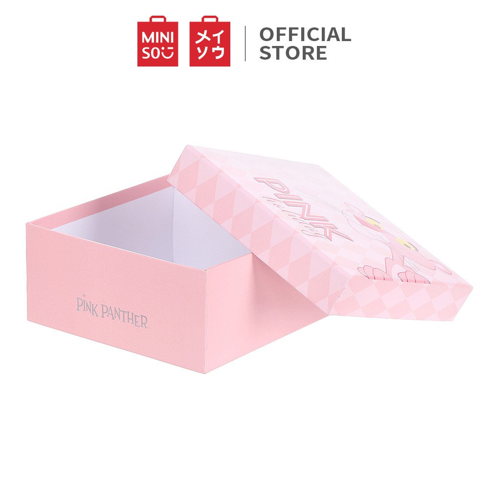 Miniso Hộp Đựng Quà Hình Báo Hồng Xinh Xắn