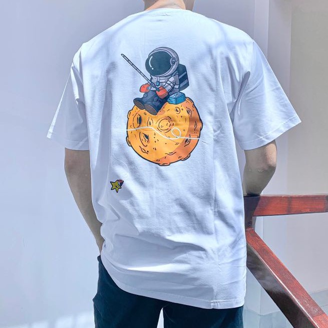 ÁO TAY LỠ PHI HÀNH GIA SGES UNISEX NAM NỮ STREETWEAR CÁ TÍNH COTTON THOÁNG MÁT