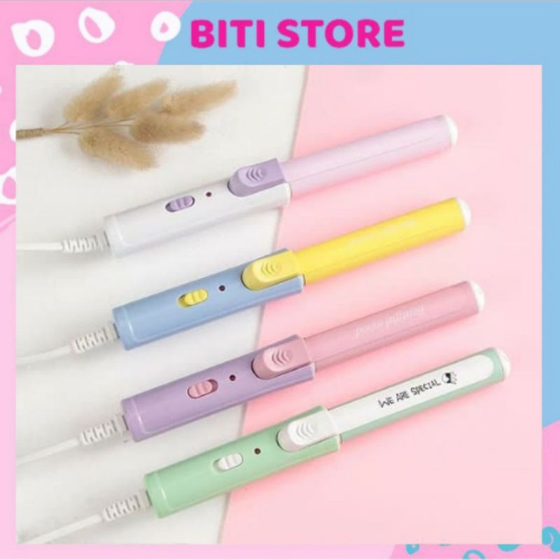 🍓Máy Uốn Tóc Mini Tạo Kiểu Nhỏ Gọn Tiện Dụng BiTi Store MU594