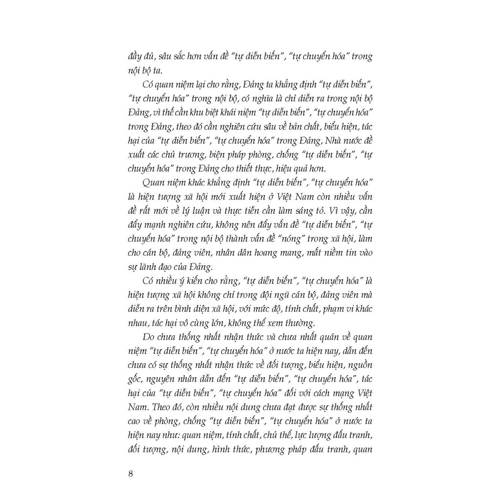 Sách - Phòng, Chống "Tự Diễn Biến", "Tự Chuyển Hóa" Ở Việt Nam Hiện Nay | BigBuy360 - bigbuy360.vn