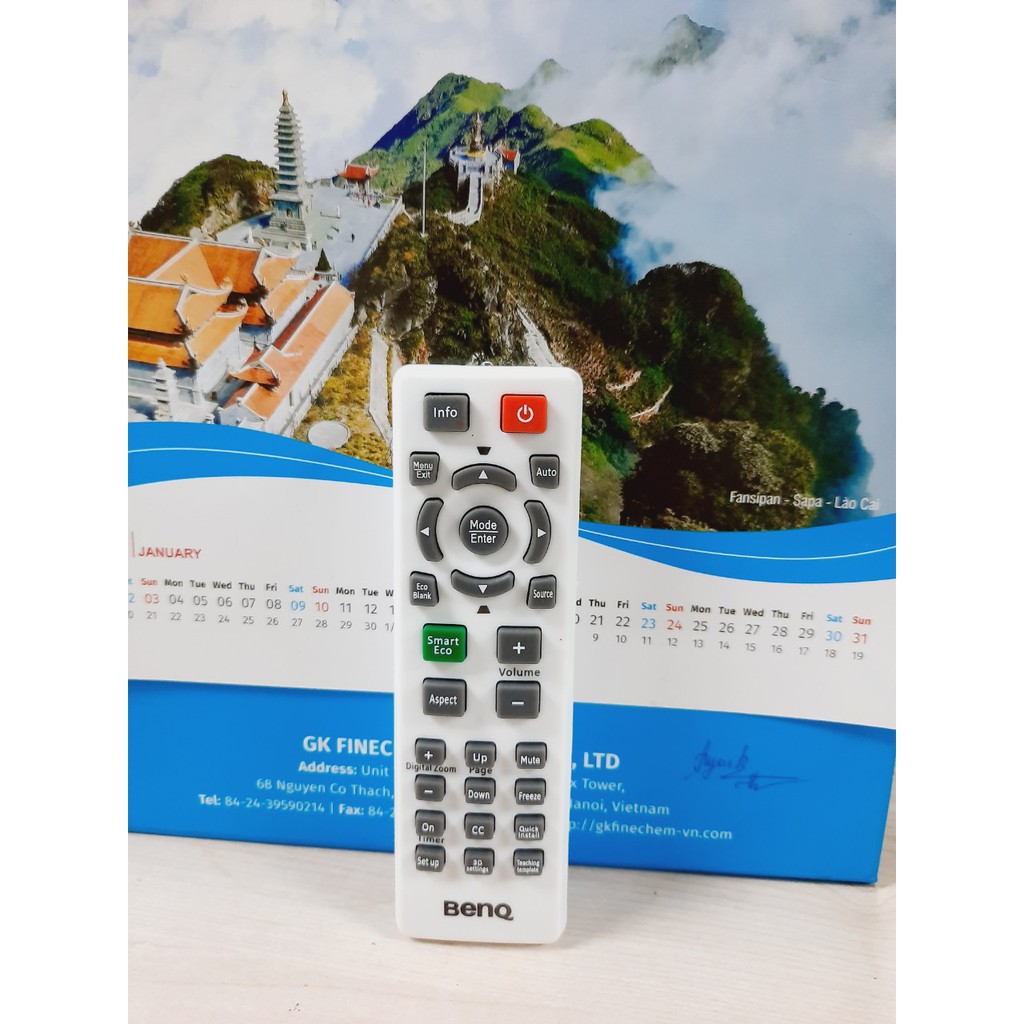 Remote Điều khiển máy chiếu BenQ- Hàng chính hãng mới 100% Tặng kèm Pin