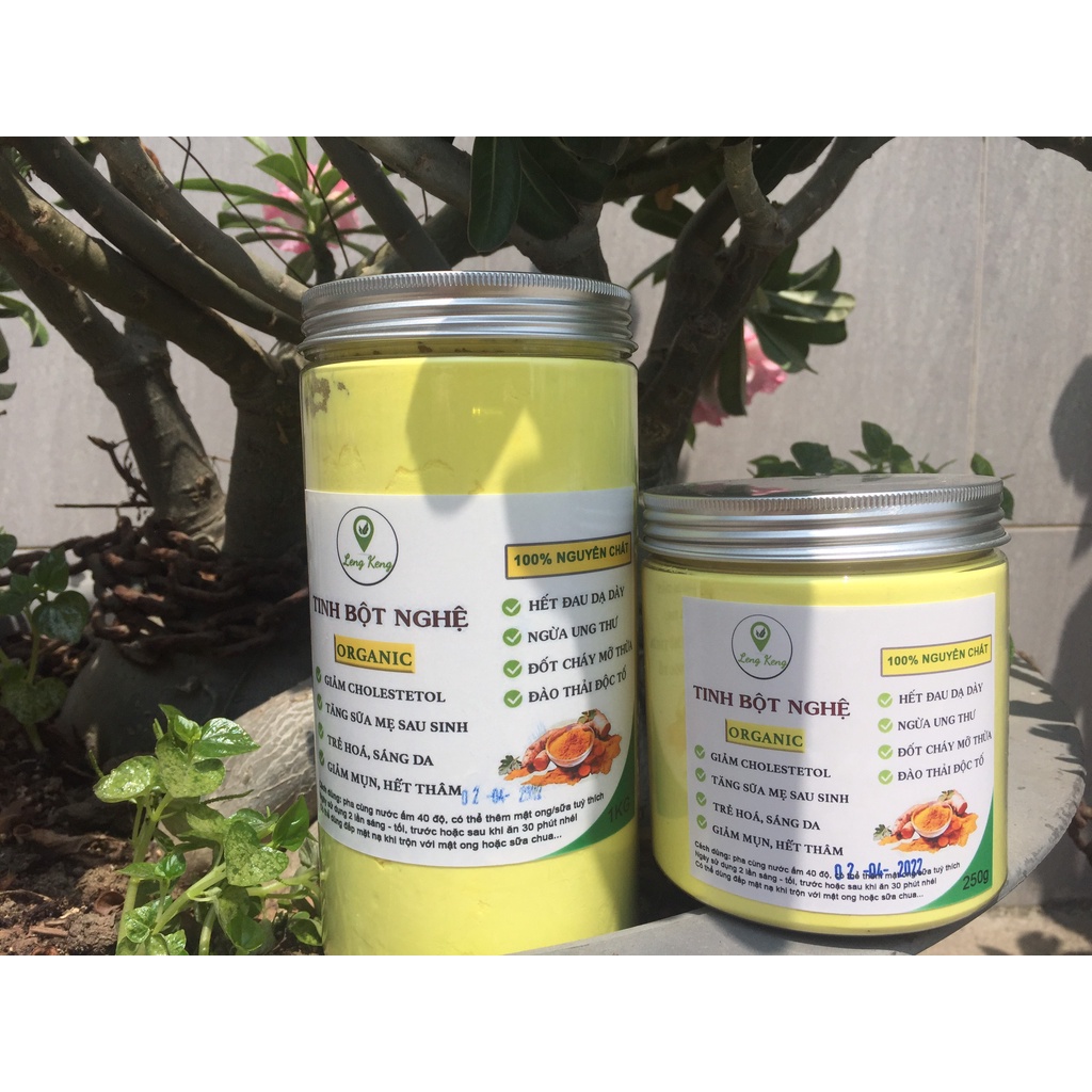 Tinh Bột Nghệ Nguyên Chất Organic Từ Bột Nghệ Tươi