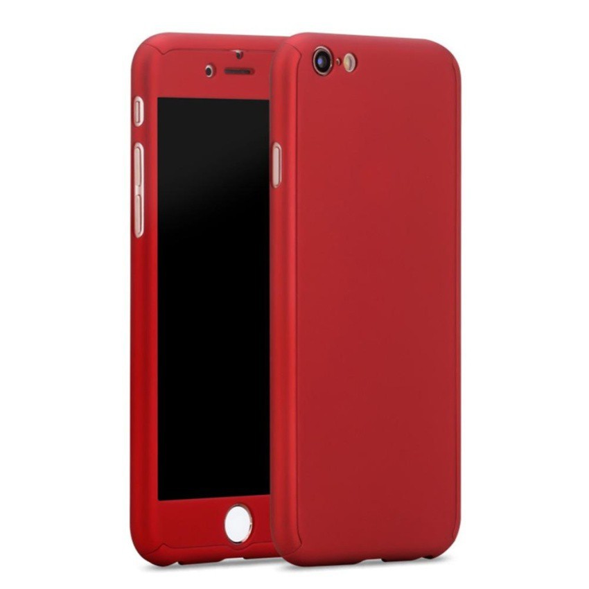 Ốp Điện Thoại + Kính Cường Lực Bảo Vệ Toàn Diện 360 Độ Cho iphone 13 mini 12 pro max 6 plus / 6s plus 5.5