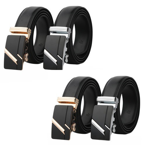 Thắt Lưng Da Nam Khóa Tự Động Cao Cấp Dây Nịt Nam Da Bò 100% Chính Hãng Baellerry Mạ Vàng Bạc Nam Tính | TLKC