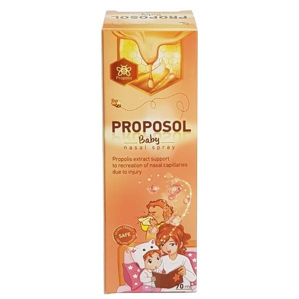 Xịt rửa mũi keo ong Proposol Baby, giúp làm sạch, làm ẩm