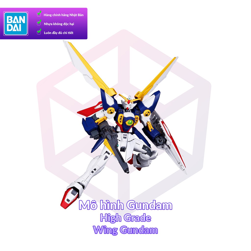 Mô Hình Gundam Bandai HG 162 Wing Gundam 1/144 Gundam W [GDB] [BHG]