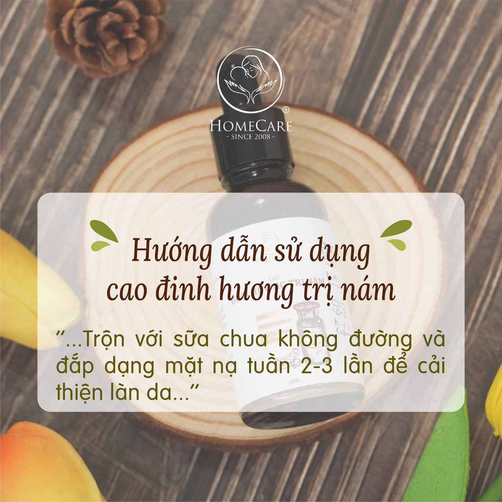 Mờ nám sáng da cao đinh hương Home Care thảo mộc quý hiếm sử dụng an toàn hiệu quả 30ml
