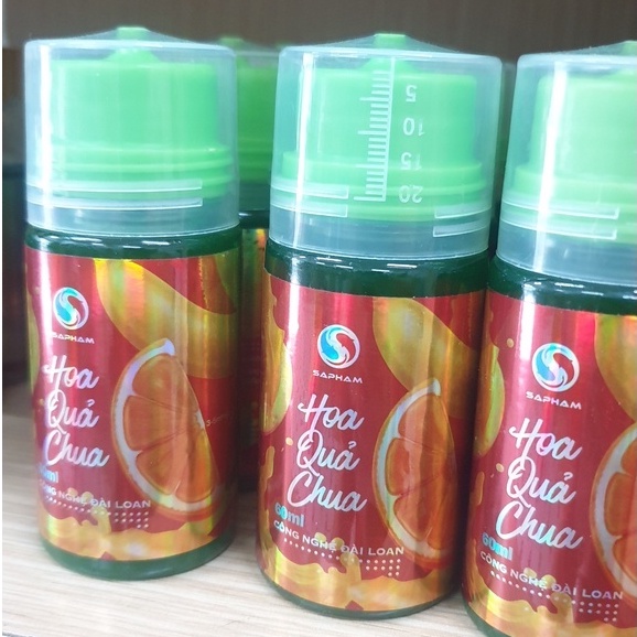 Hoa quả chua Sa Phạm 60ml - Hương liệu câu cá Chép , Trôi , Trắm