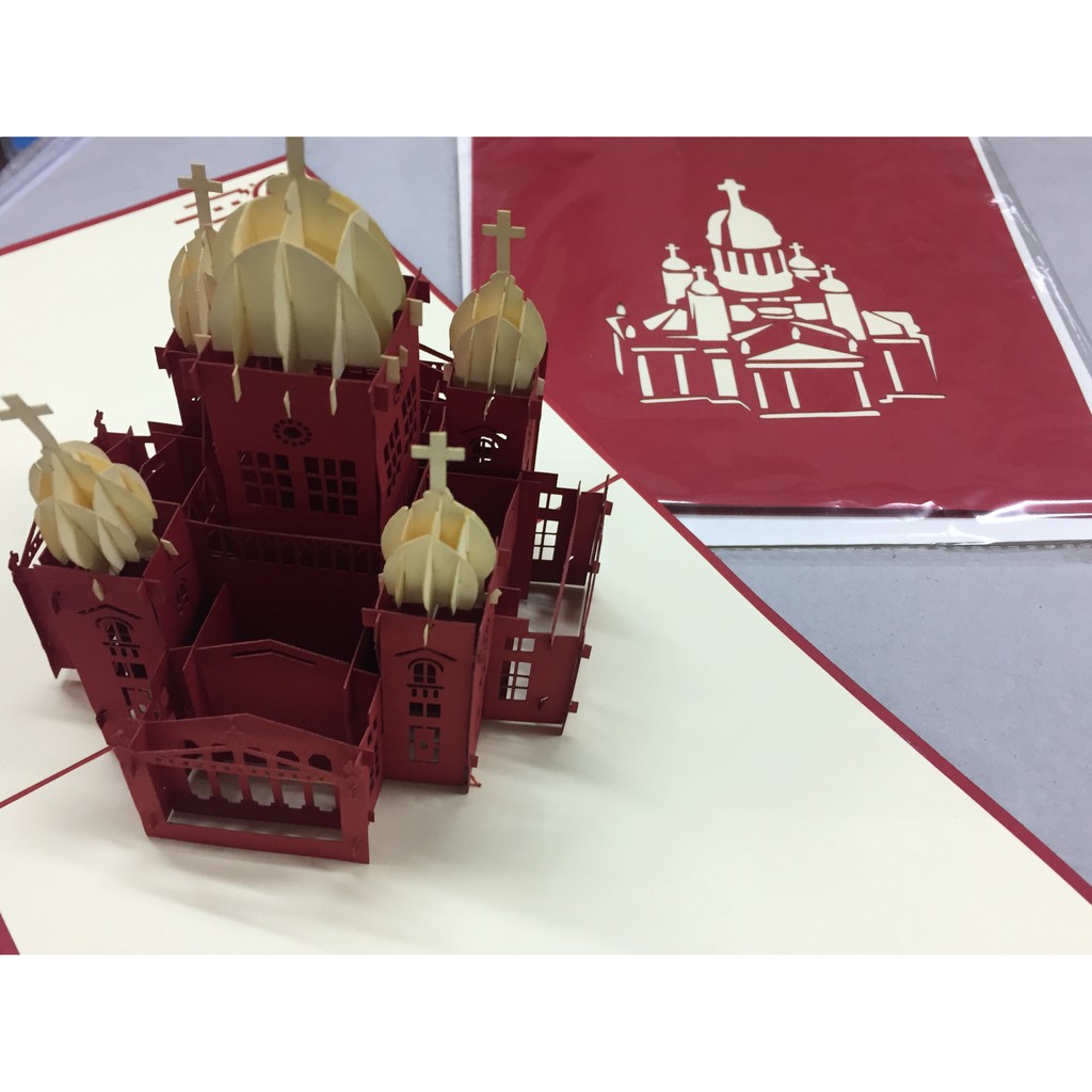 Nhà Thờ Thánh Isaac  ( Nga ) -  Russia - Thiệp 3D | BigBuy360 - bigbuy360.vn