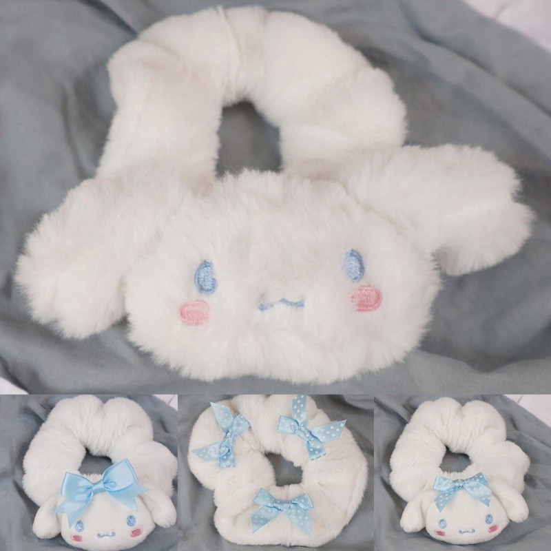 Dây Cột Tóc Co Giãn Hình Cinnamoroll Hoạt Hình Dễ Thương