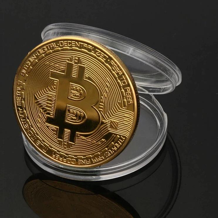 Bộ Sưu Tập Đồng Tiền Bitcoin Mạ Vàng