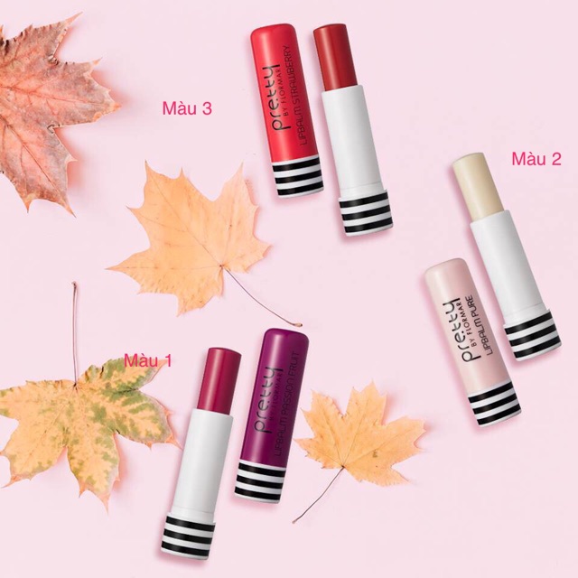 Son dưỡng Pretty Lip Balm Strawberry 4.8g