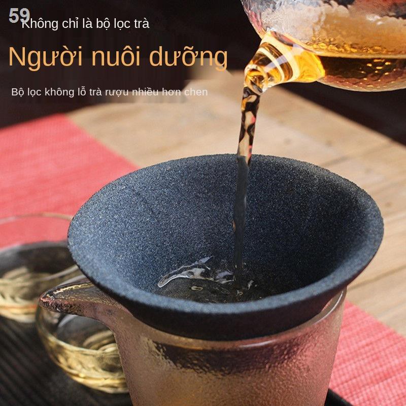 Non- xốp gốm đá khoáng lọc trà máy pha rò rỉ Kungfu đạo retro sáng tạo phụ kiện bộS