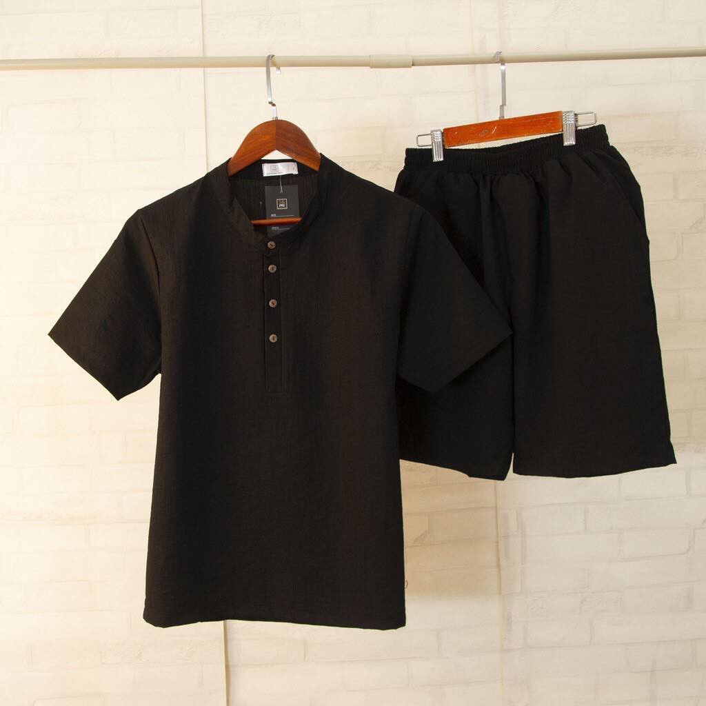 [MÃ ADAM88 GIẢM 10k đơn 200k] Bộ Quần Áo Đũi Nam Vải Dày Dặn, Co Giãn, Thoáng Mát, Trẻ Trung, Thoải Mái - Adam Store | BigBuy360 - bigbuy360.vn