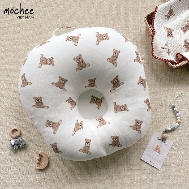 [Chính hãng] Gối chống trào ngược Muslin Mochee