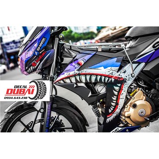 Tem trùm Satria Cá Mập Mẫu Mới