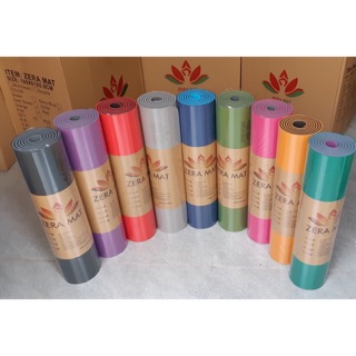 Thảm yoga 8mm - Thảm yoga zera mat 8mm 2 lớp
