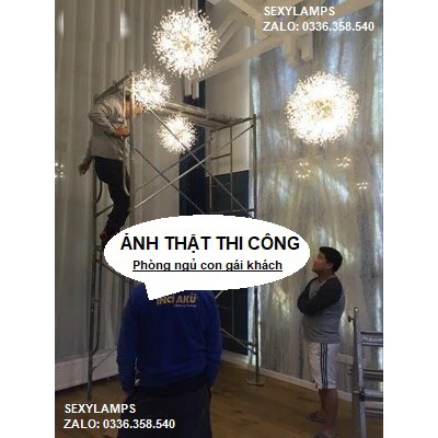 ĐÈN THẢ HOA BỒ CÔNG ANH (Tặng kèm bóng led)