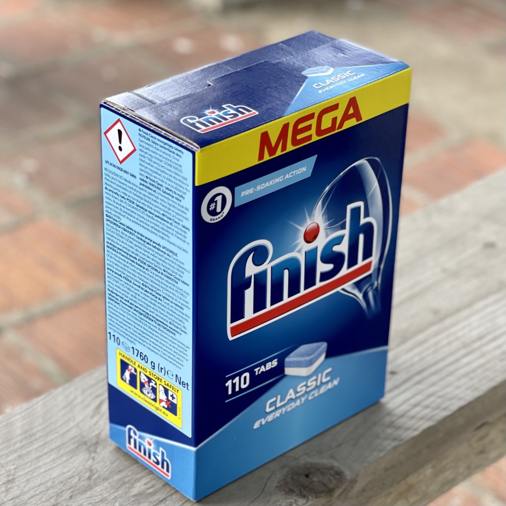 Viên rửa bát Finish 110 viên/ hộp - chính hãng