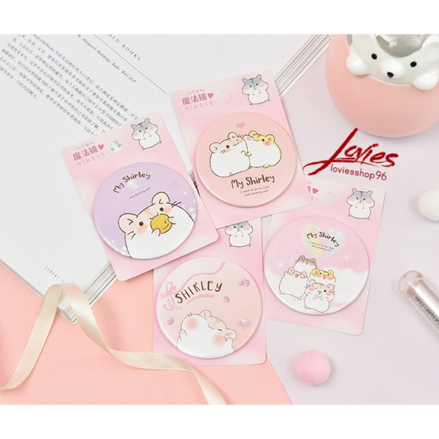 Gương soi mặt mini nhiều mẫu dễ thương
