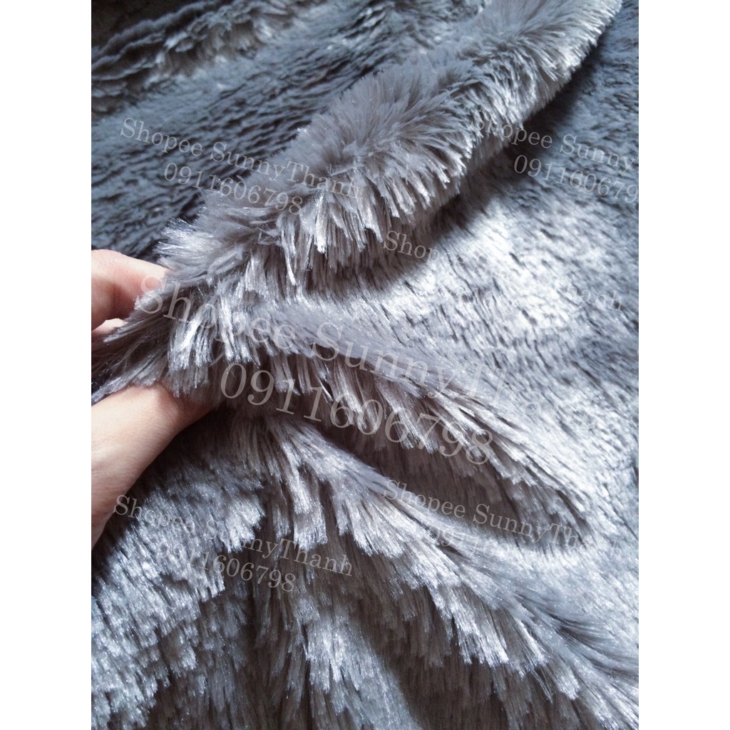 Vải lông thú dài 22mm nhiều màu