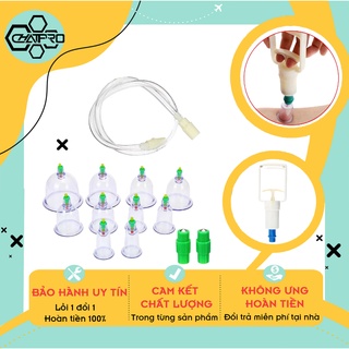 [Hàng Loại 1] Bộ Giác Hơi Không Cần Lửa cao cấp , Bộ giác hơi 12 món không dùng lửa tặng kèm ống bơm
