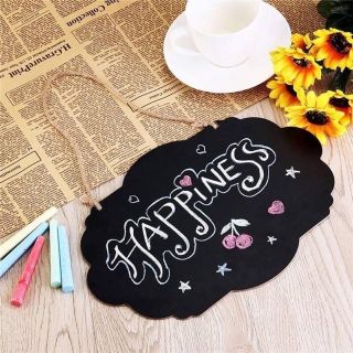 Bảng gỗ đen viết phấn tên shop, giá sản phẩm... 25.5x20cm