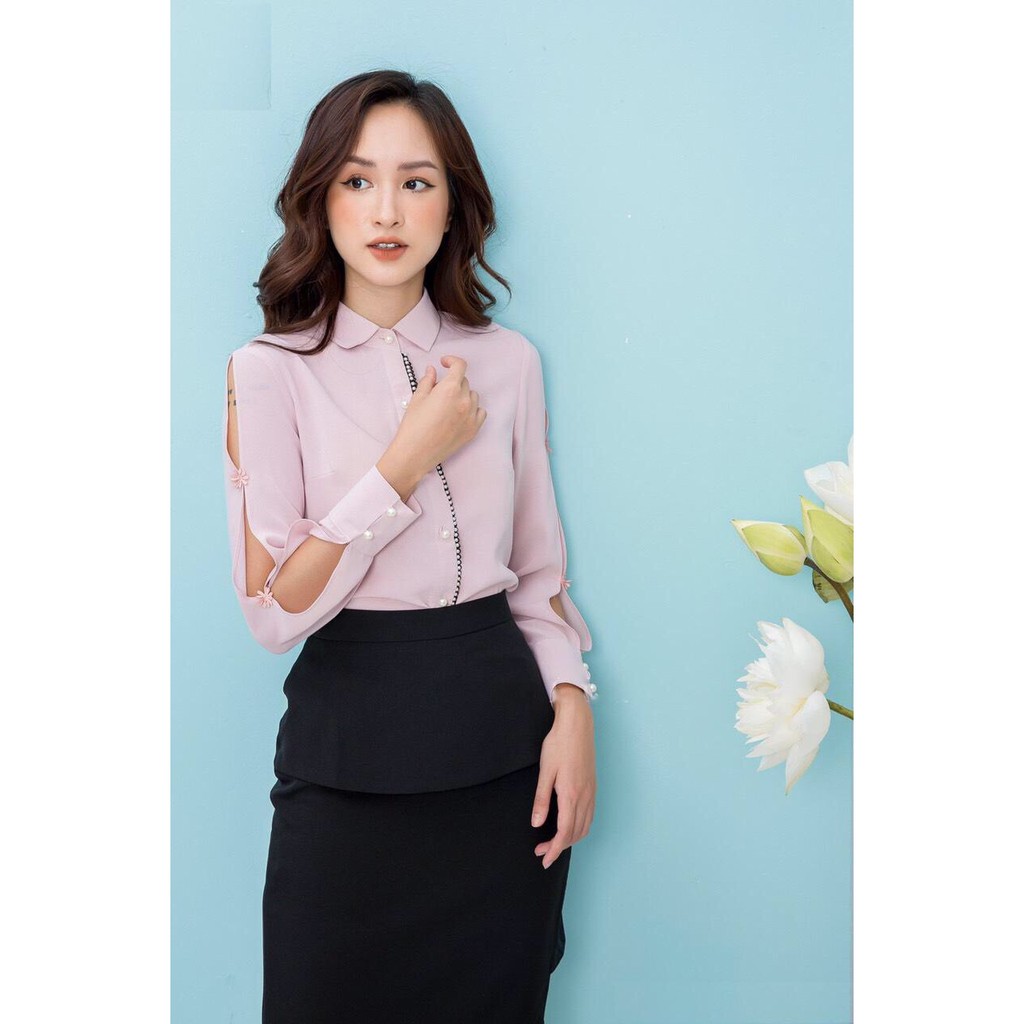 Chân váy bút chì Peplum vạt bèo phong các Hàn Quốc siêu xinh - Lady Mode | BigBuy360 - bigbuy360.vn