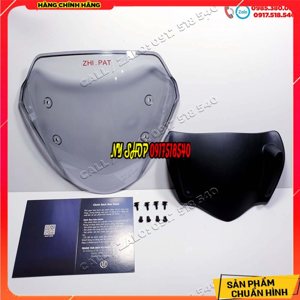 Kính Chắn gió SH2020 - chính hãng ZHIPAT - dùng cho sh125 sh150 mẫu 2020 Ảnh thật Sp