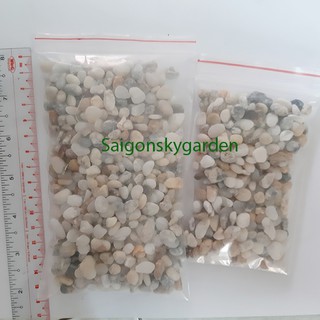 Sỏi size Trung nhiều màu để trang trí