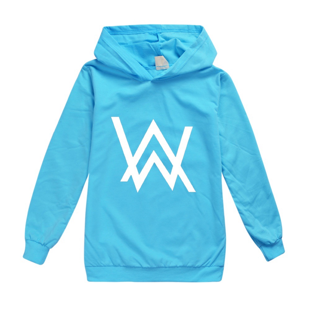 Áo Hoodie Dài Tay In Hình Alan Walker Thời Trang Dành Cho Trẻ Nhỏ