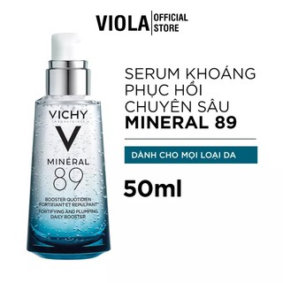 Dưỡng Chất Khoáng Cô Đặc Vichy Mineral 89 Làm Sáng Da 50ml