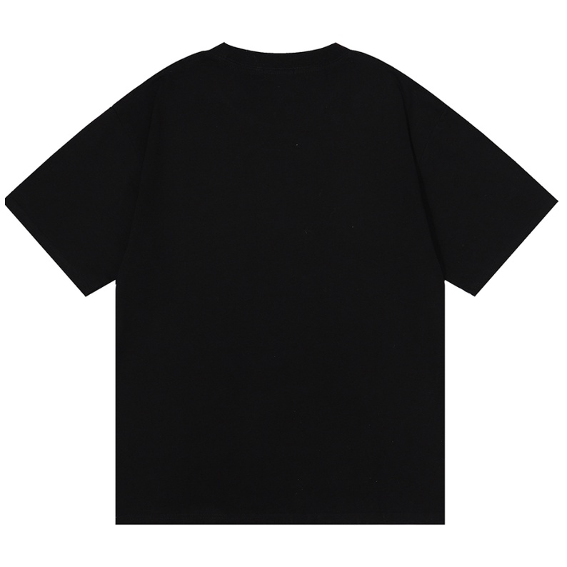 Áo Thun cotton Tay Ngắn Dáng Rộng In Chữ AMIRI peace pigeon Thời Trang Cho Cặp Đôi