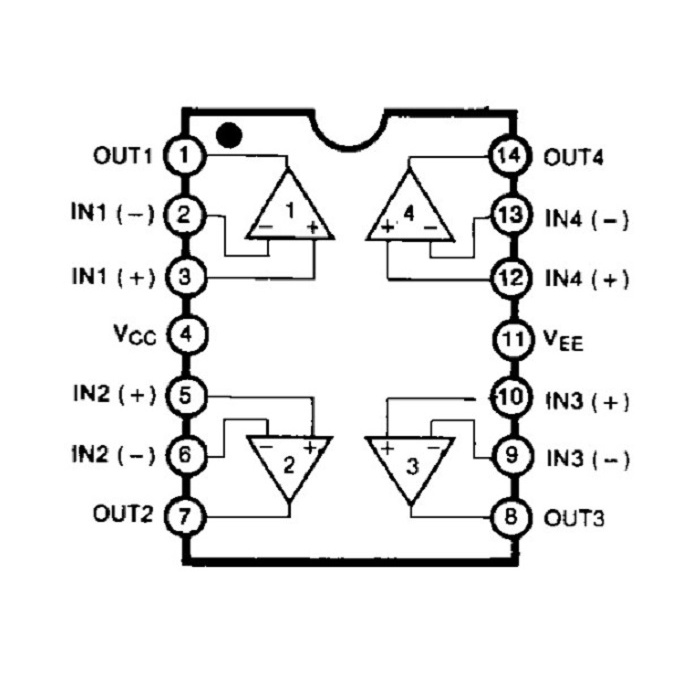 [Combo 5 chiếc] LM348 IC OAMP 4 cổng SOP-14